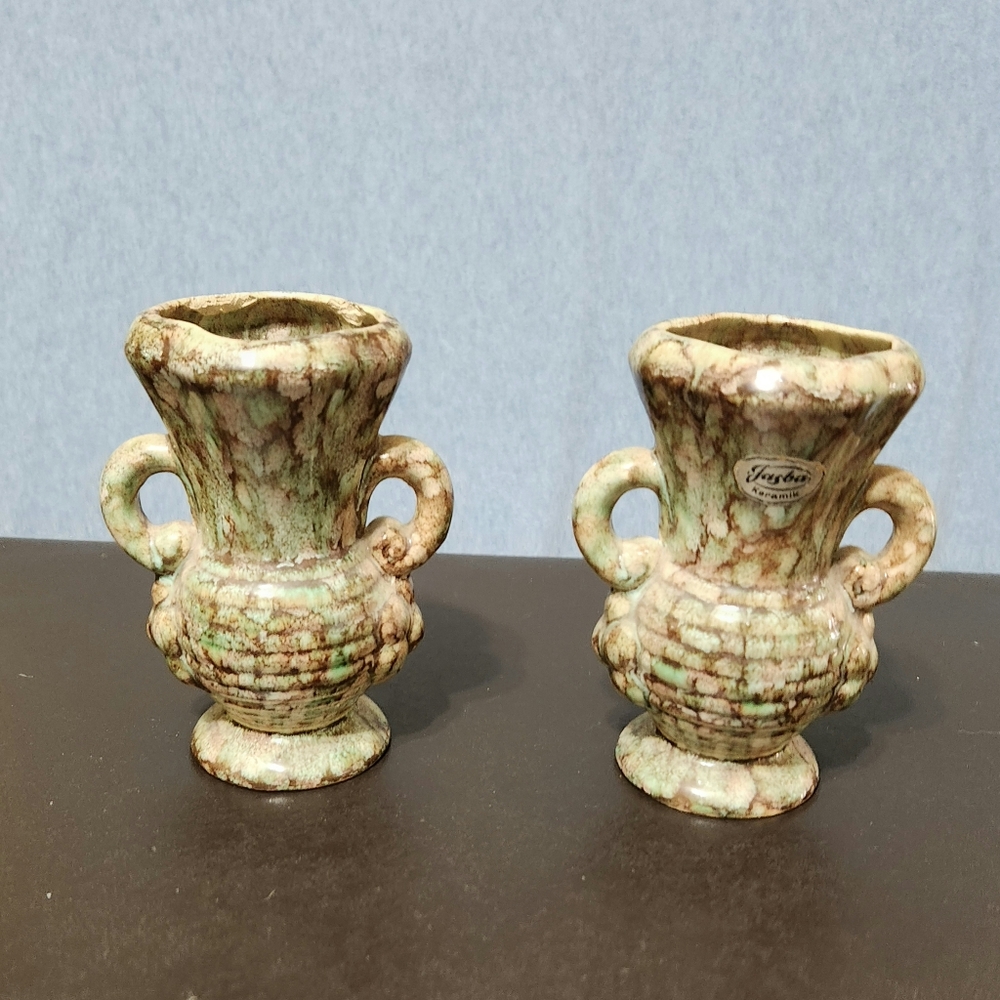 Set of two Jasba Keramik trophy vases